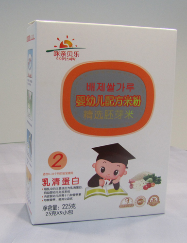 咪亲贝乐乳清蛋白米粉2段