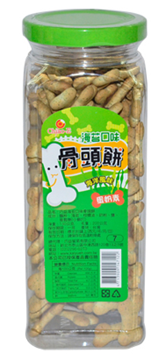 巧益方型海苔骨头饼