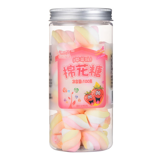 牯丽熊草莓味棉花糖