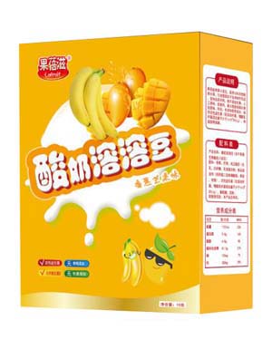 果蓓滋酸奶溶溶豆香蕉芒果味