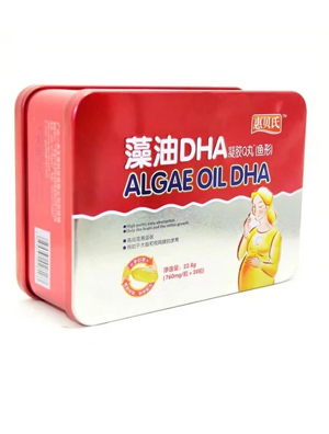 惠贝氏藻油DHA凝胶Q丸-红盒