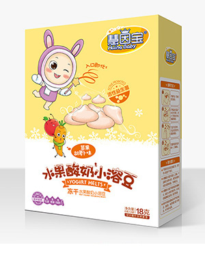 慧因宝-水果酸奶小溶豆-苹果胡萝卜味